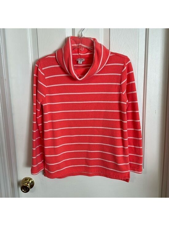 J. Crew Tops - J. Crew cowl neck pullover top, striped. Size XS. Good condition. Long sleeves.
